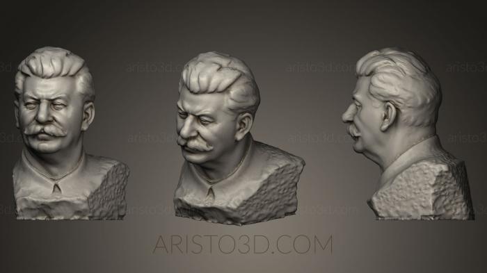 Busts and bas-reliefs of famous people (BUSTC_0721) 3D model for CNC machine